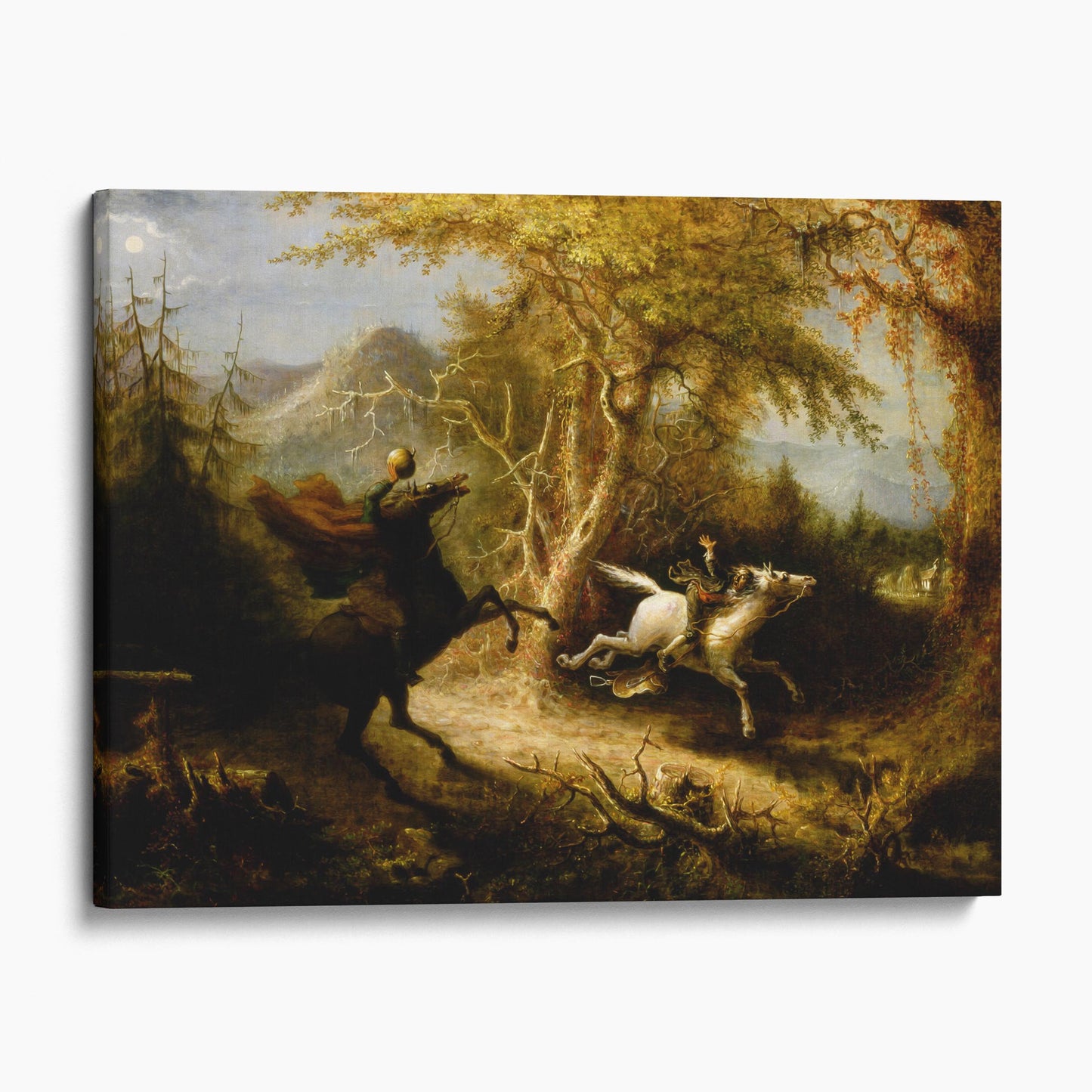 The Headless Horseman Pursuing Ichabod Crane by John Quidor