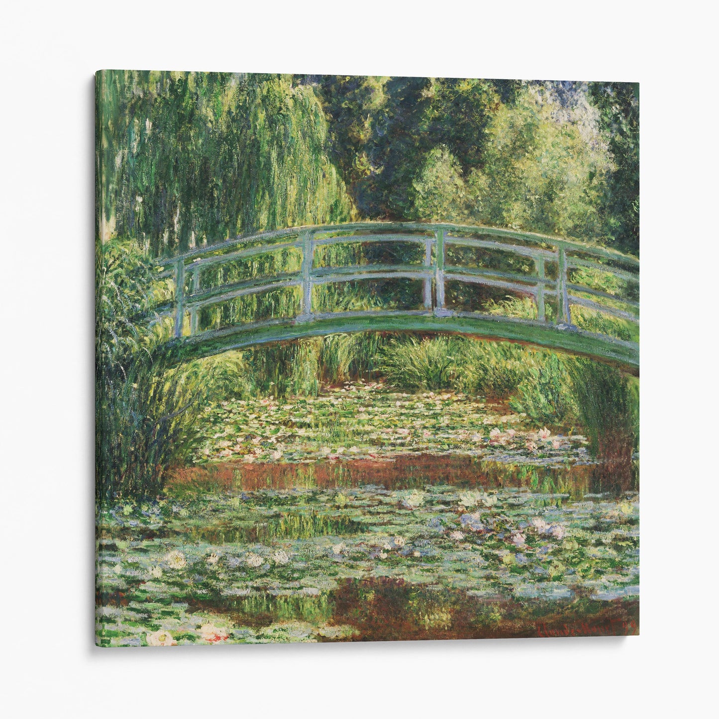 The Japanese Footbridge and the Water Lily Pool, Giverny (1899) by Claude Monet