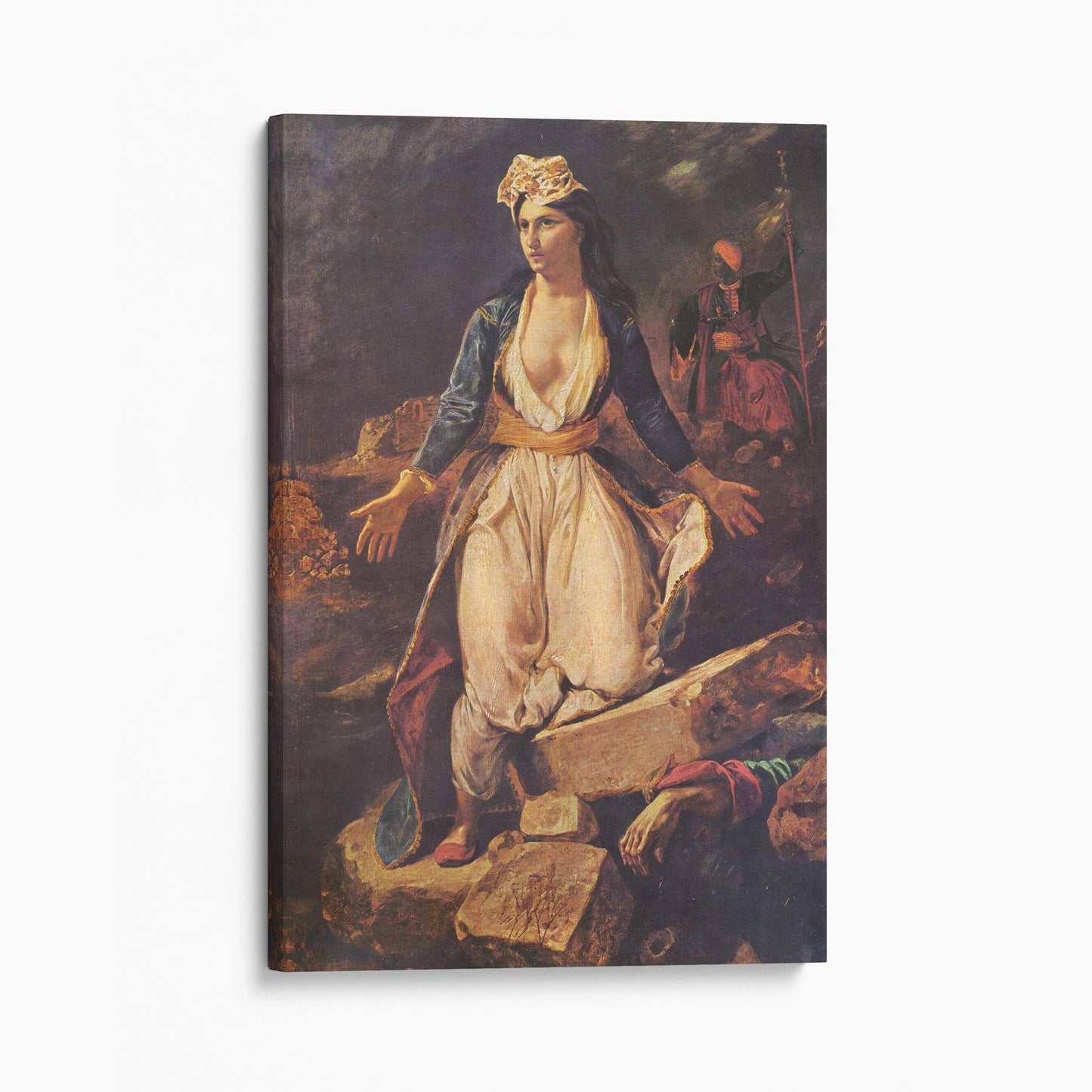 Greece on the Ruins of Missolonghi - Eugene Delacroix