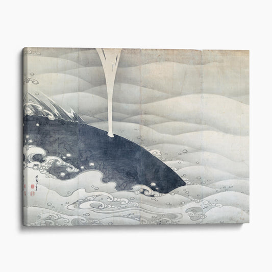 Elephant And Whale by Ito Jakuchu