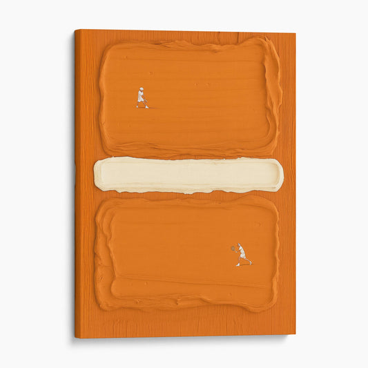 Tennis Painted Clay Texture