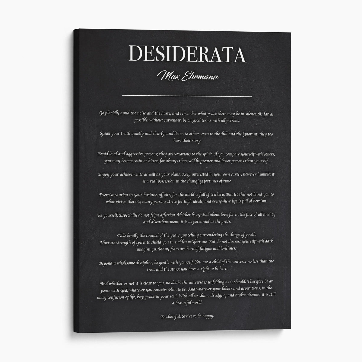 Desiderata - Max Ehrmann