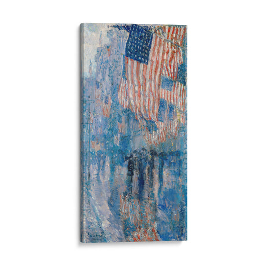 The Avenue in the Rain by Childe Hassam