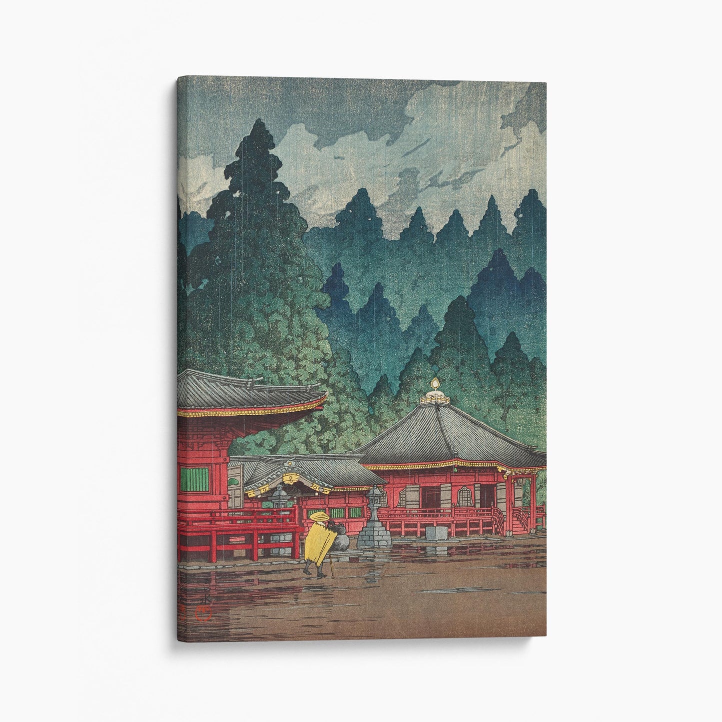 Futatsu Hall in Nikko (1929) - Kawase Hasui