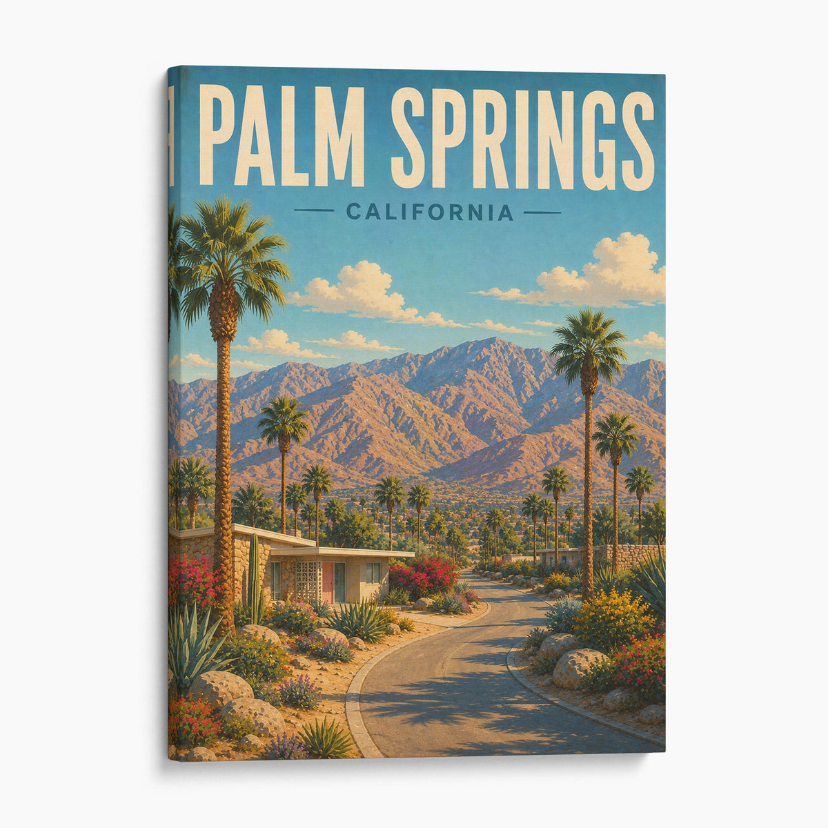 Palm Springs California Travel Poster
