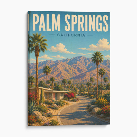 Palm Springs California Travel Poster