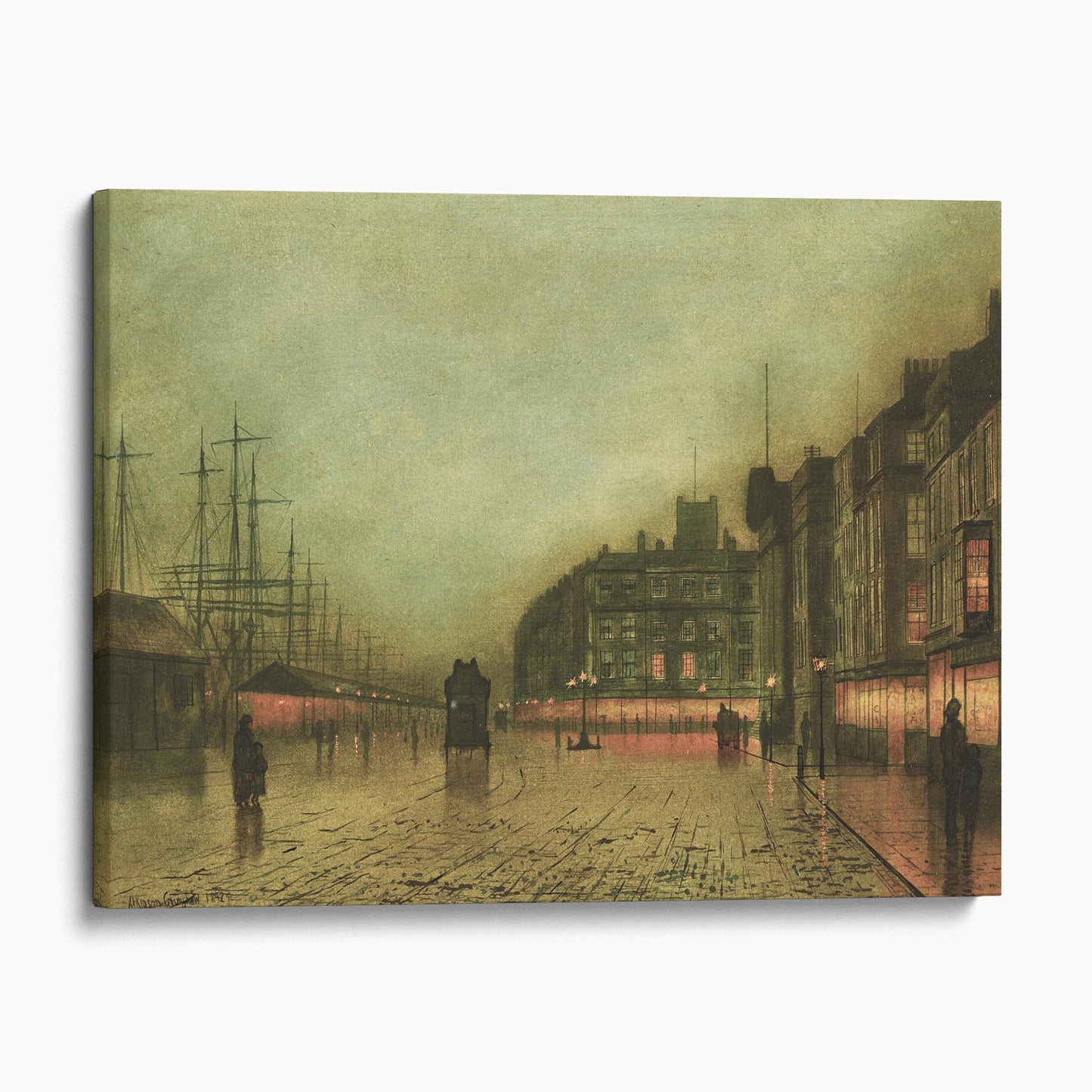 Liverpool Docks (1892) by John Atkinson Grimshaw