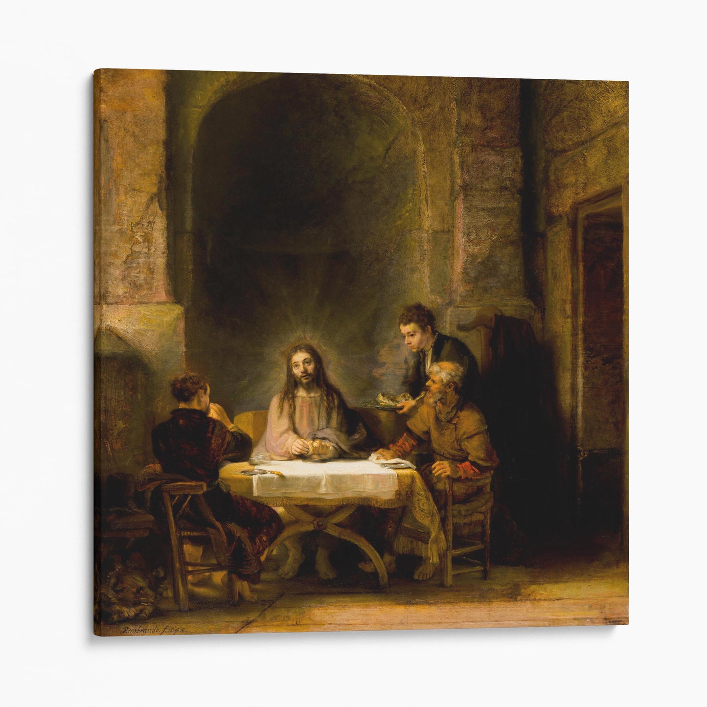 The Supper at Emmaus, 1648 by Rembrandt