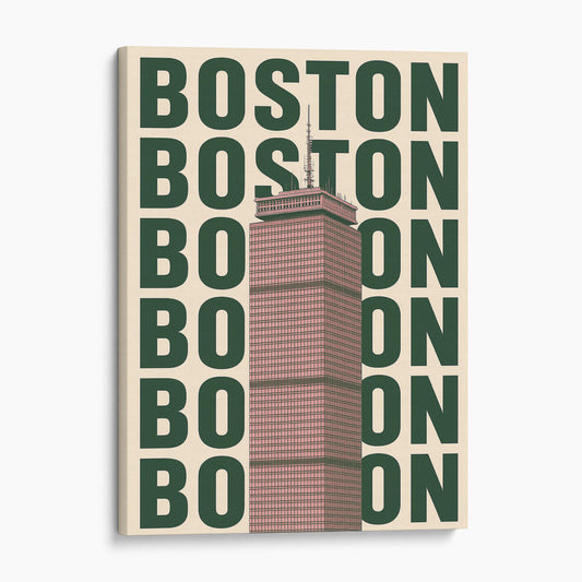 Boston Retro City Poster