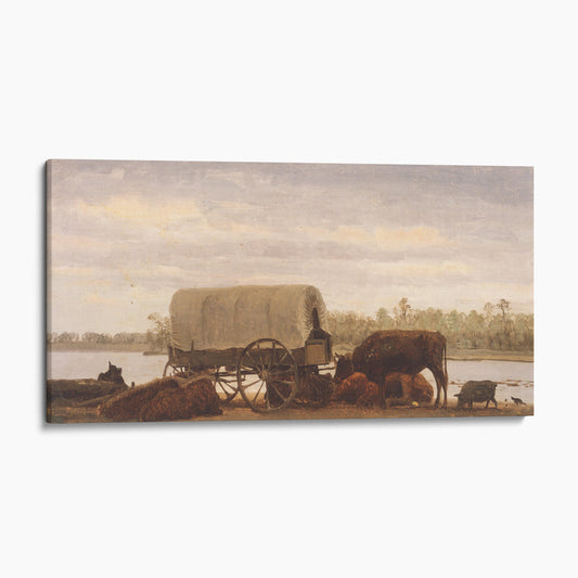 Nooning on the Platte (c.1859) by Albert Bierstadt