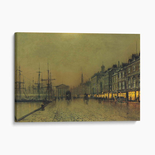 Greenock Dockside by Night (1892) - John Atkinson Grimshaw