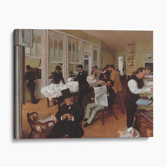 A Cotton Office in New Orleans by Edgar Degas