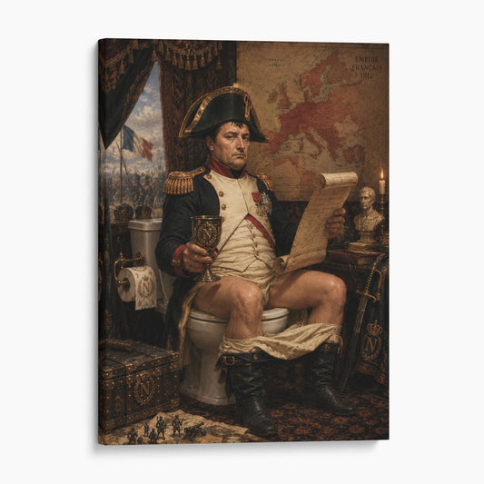 Napoleon Bonaparte On The Toilet