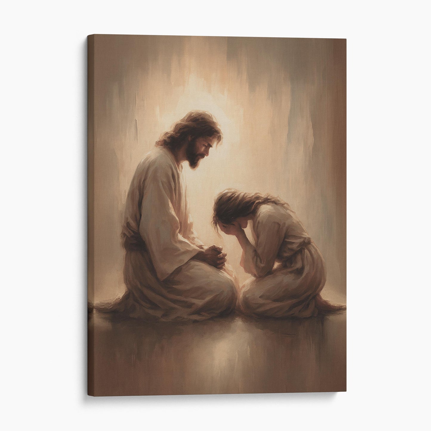 Jesus Christ And Young Girl