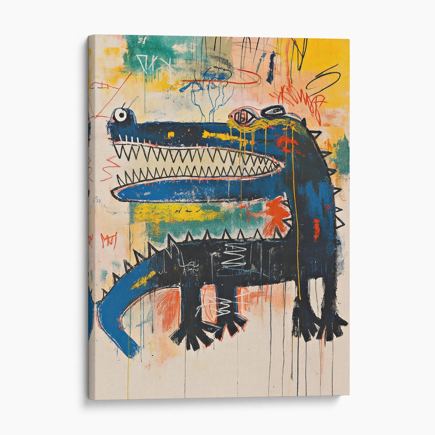 Crocodile Abstract Graffiti