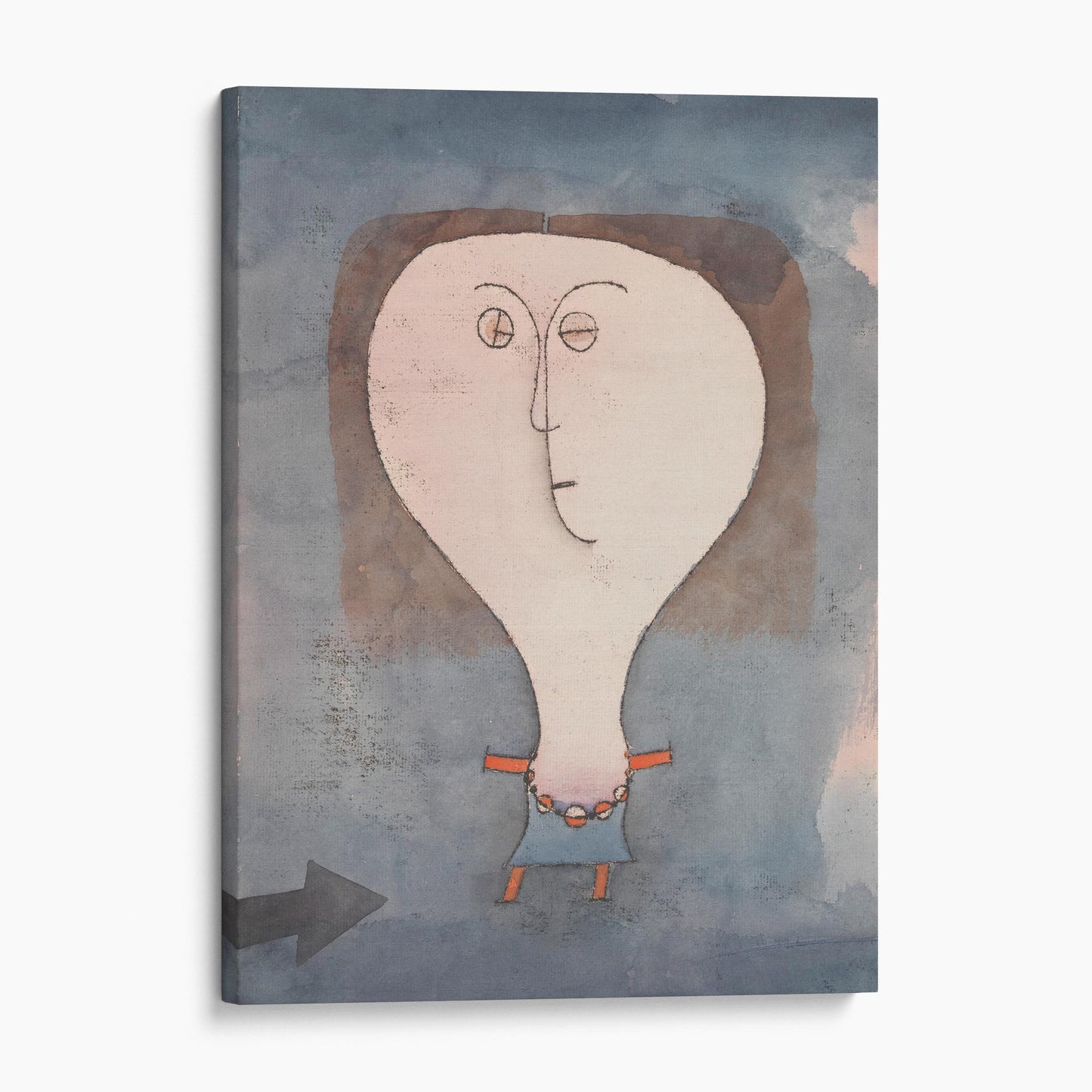 Fright of a Girl by Paul Klee