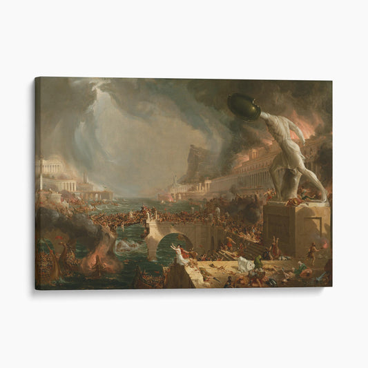 The Course of Empire - Destruction by Thomas Cole