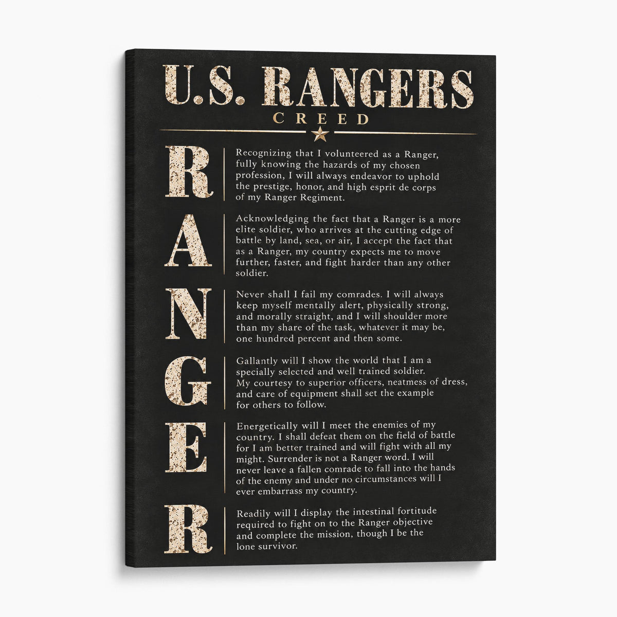 U.S. Rangers Creed