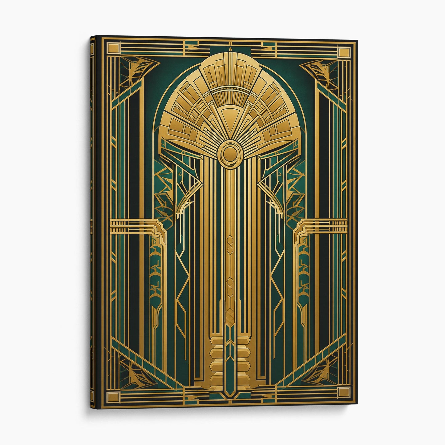 Green Gold Art Deco