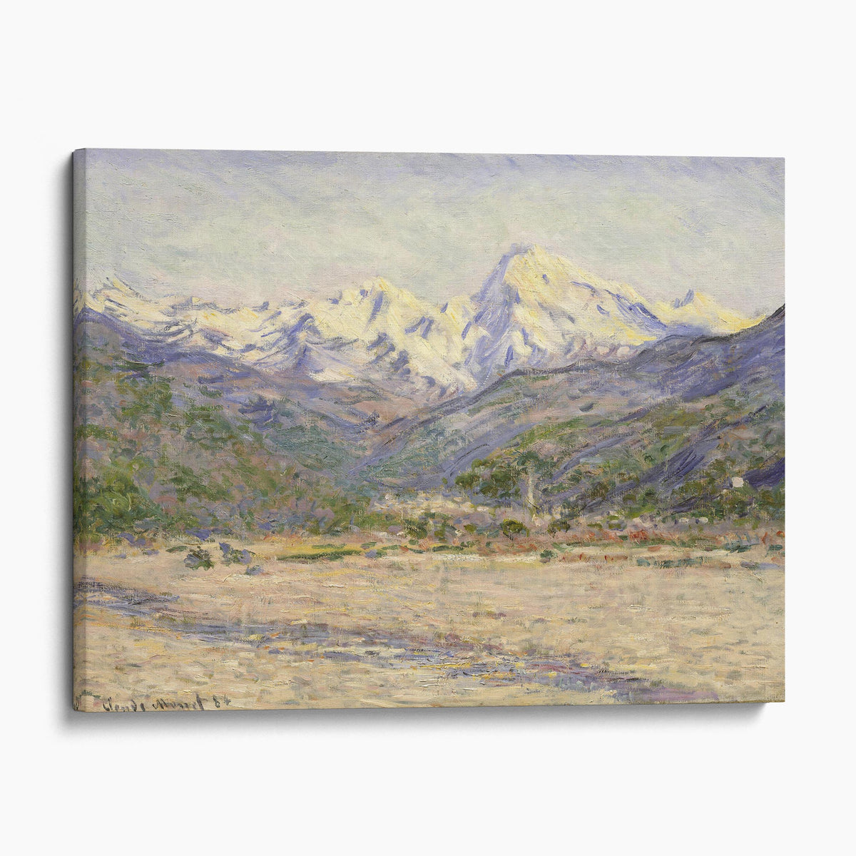 The Valley of the Nervia 1884 - Claude Monet