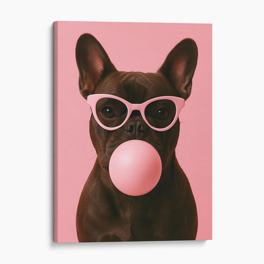French Bulldog Pink Bubble Gum Sunglasses