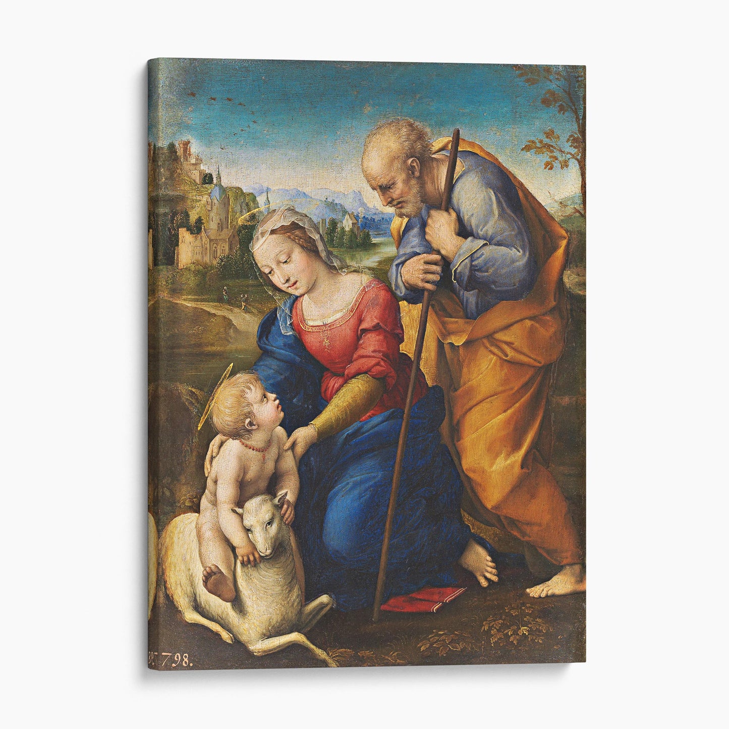 The Holy Family With A Lamb 1507 by Raphael
