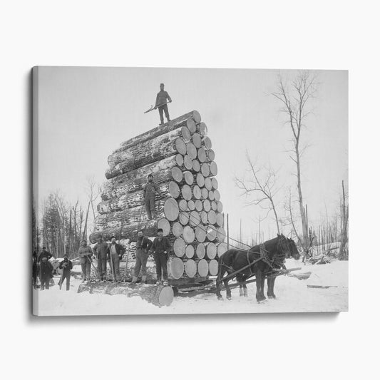 Lumberjacks at Work 1890