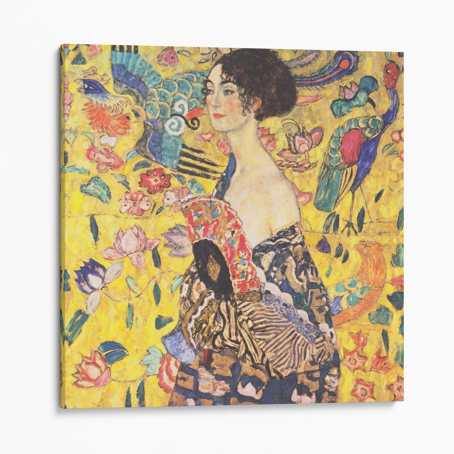 Lady with a Fan by Gustav Klimt