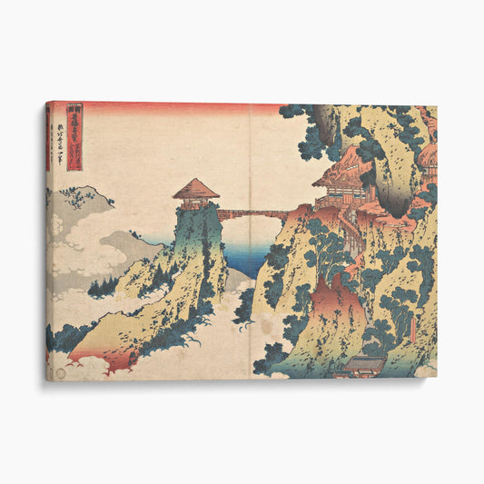 The Hanging Cloud Bridge - Hokusai