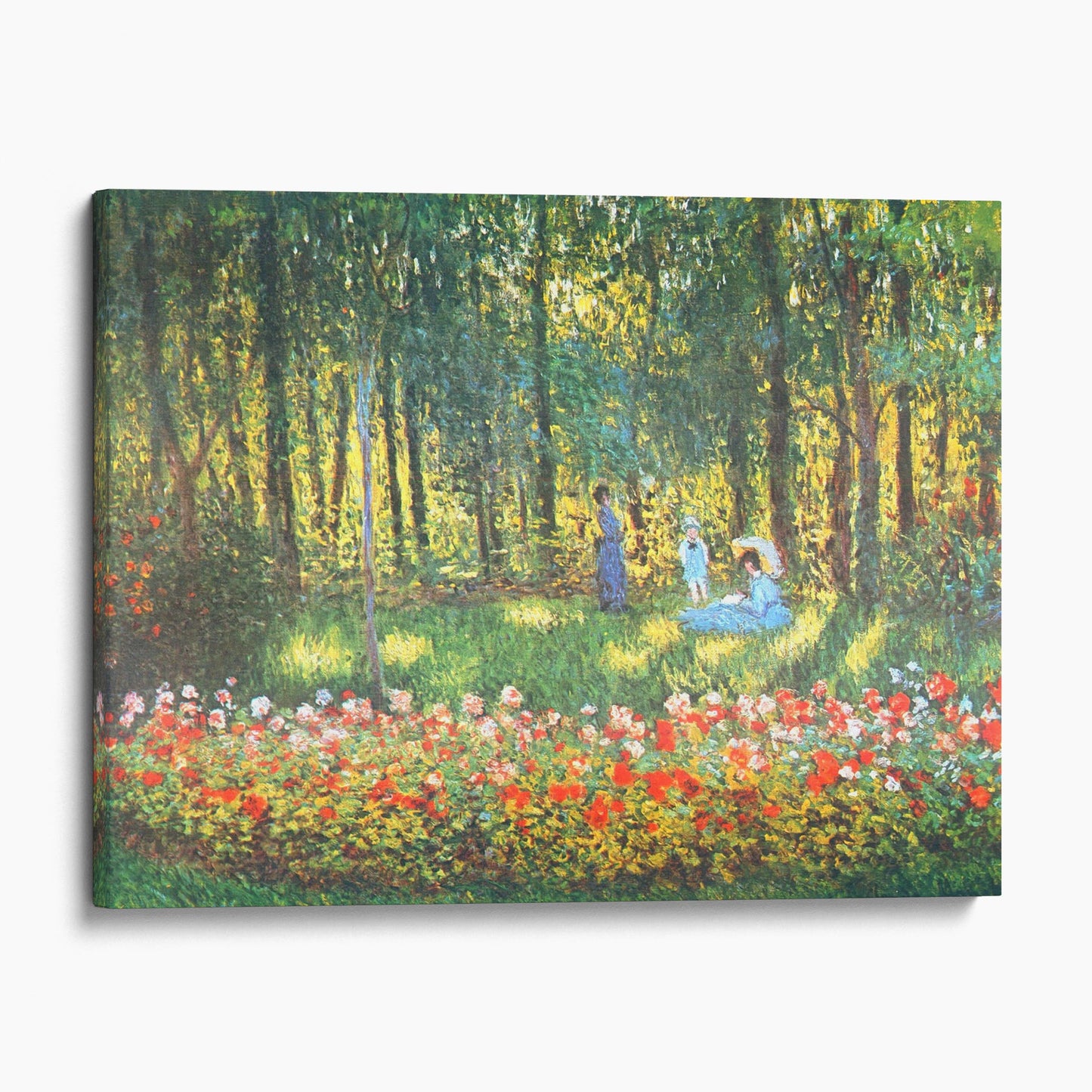 The Artist's Family in the Garden by Claude Monet