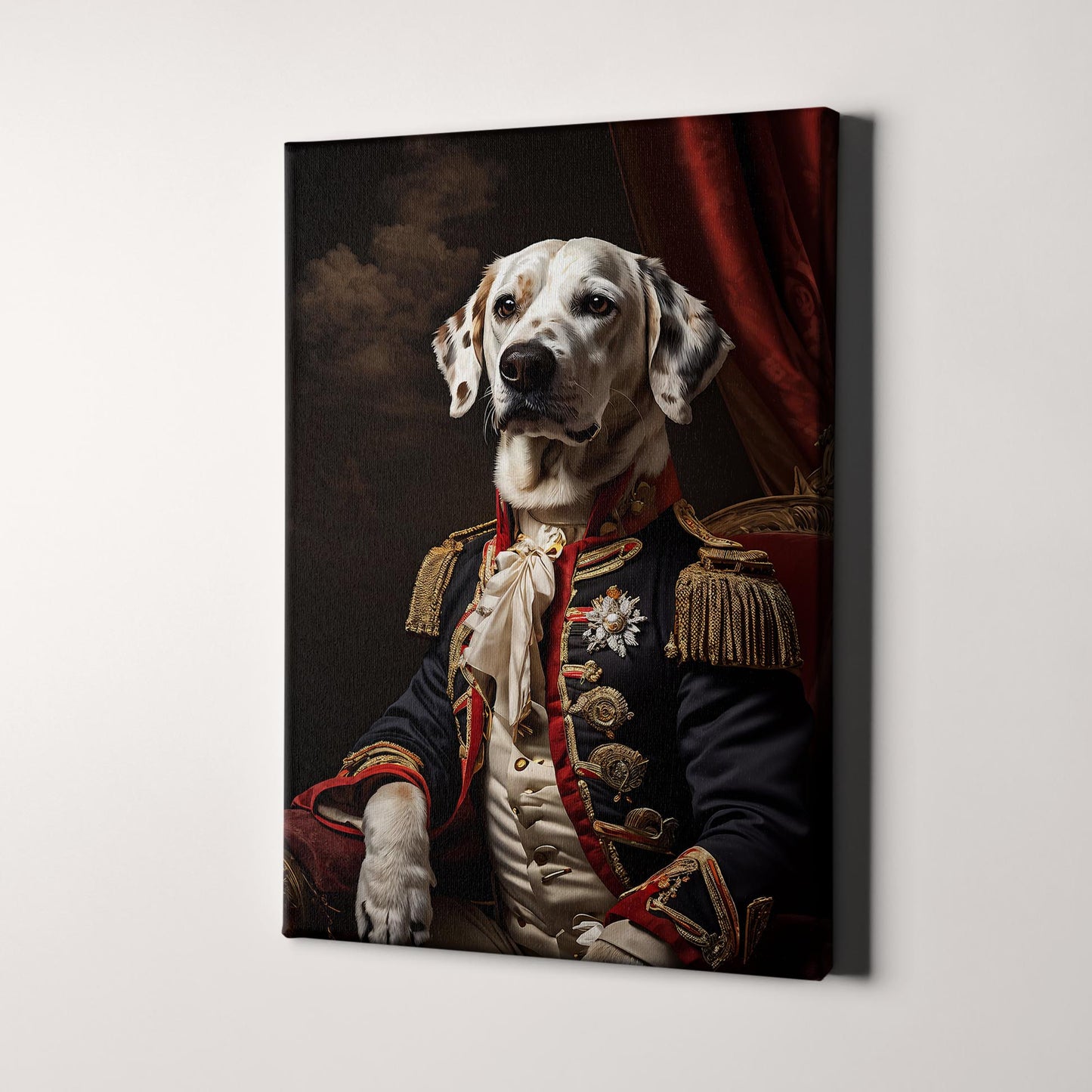 Dalmatian Dog Aristocrat Portrait