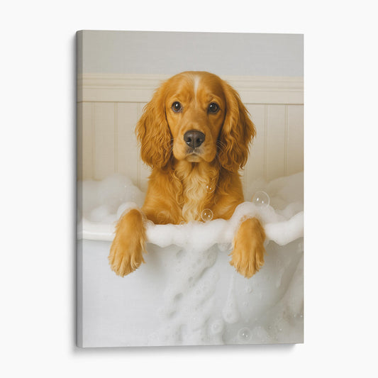 Cocker Spaniel Dog Bubble Bath