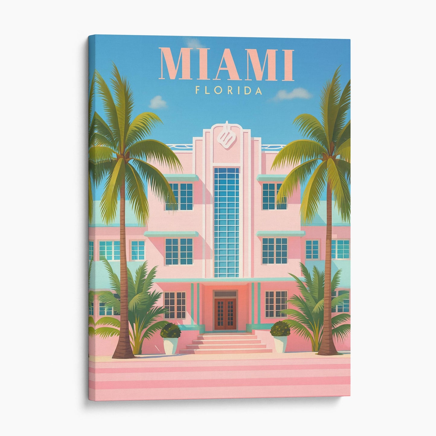 Miami Florida Vintage Travel Poster