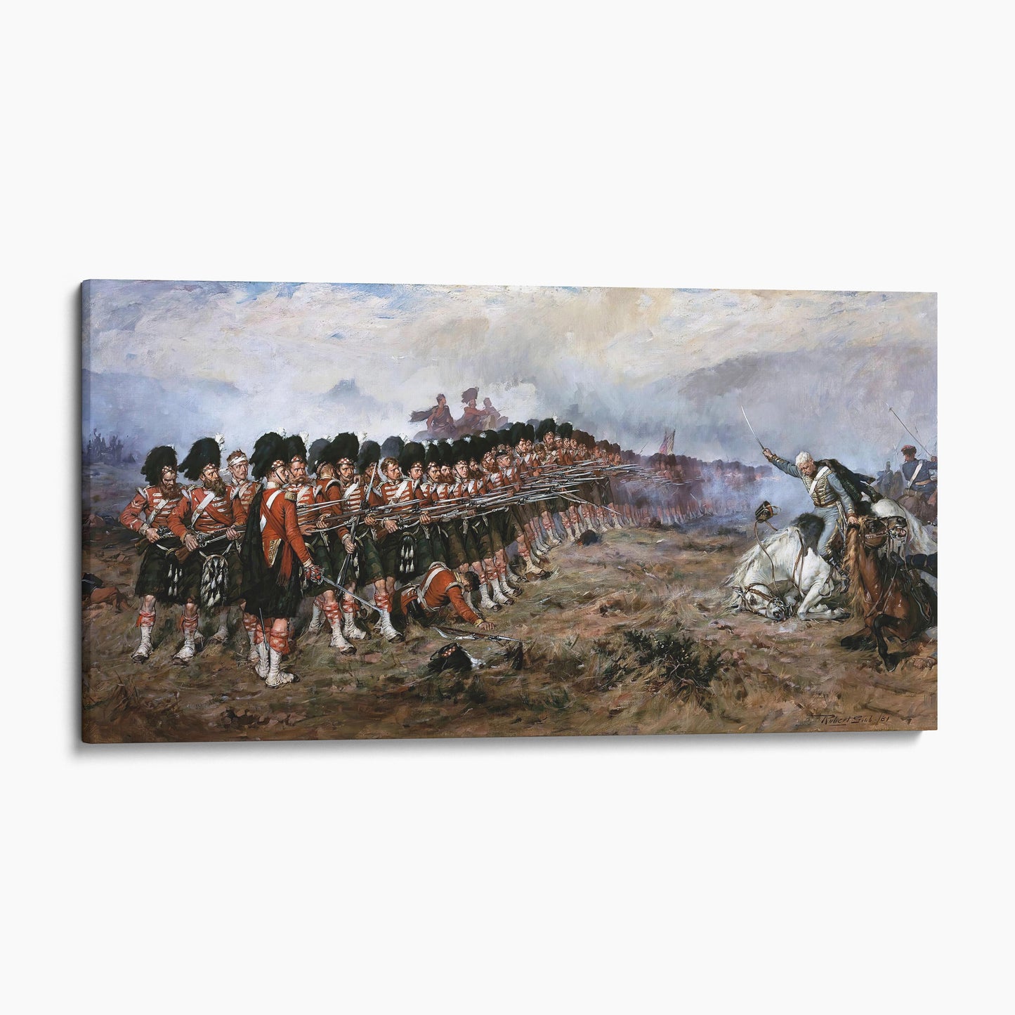 The Thin Red Line Battle of Balaclava by Robert Gibb