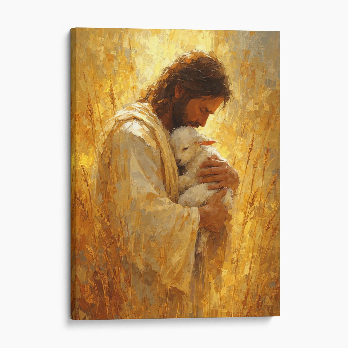 Jesus Holding A Lamb