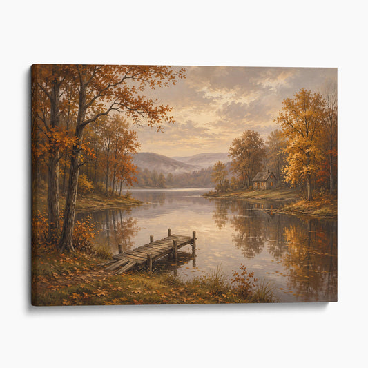 Autumn Lake Landscape