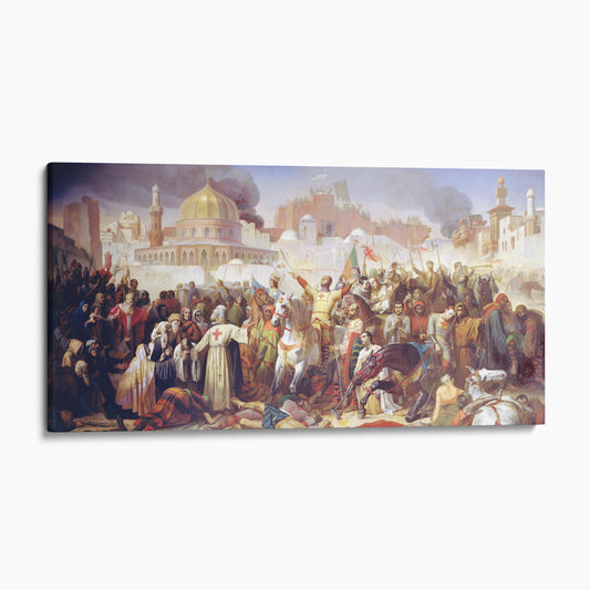 Taking of Jerusalem by the Crusaders by Emile Signol