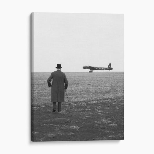 Winston Churchill & Short Stirling Bomber, 6 June 1941