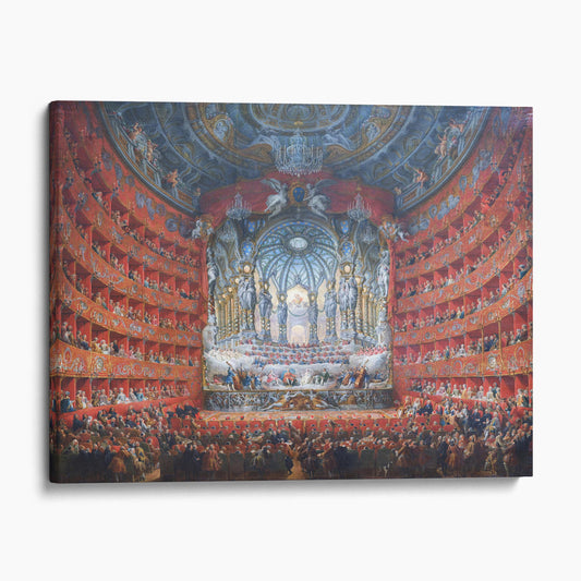 Musical Feast Given by the Cardinal de La Rochefoucauld for the Marriage of the Dauphin - Giovanni Paolo Panini