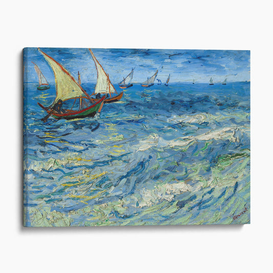 Seascape at Saintes-Maries (1888) by Vincent van Gogh