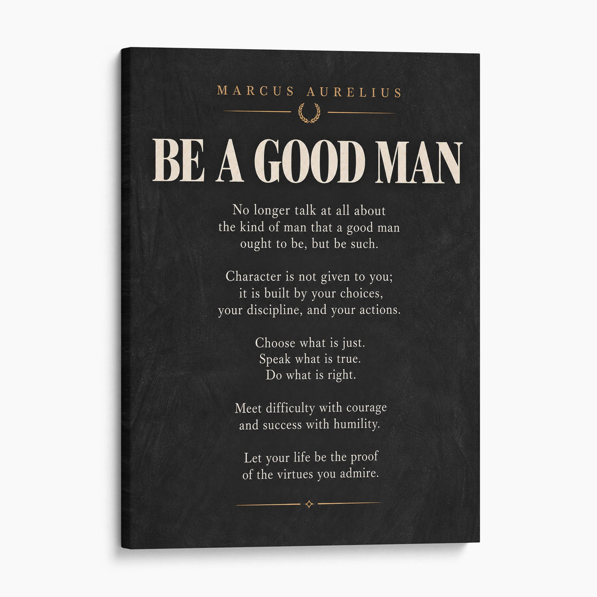 Be A Good Man - Marcus Aurelius