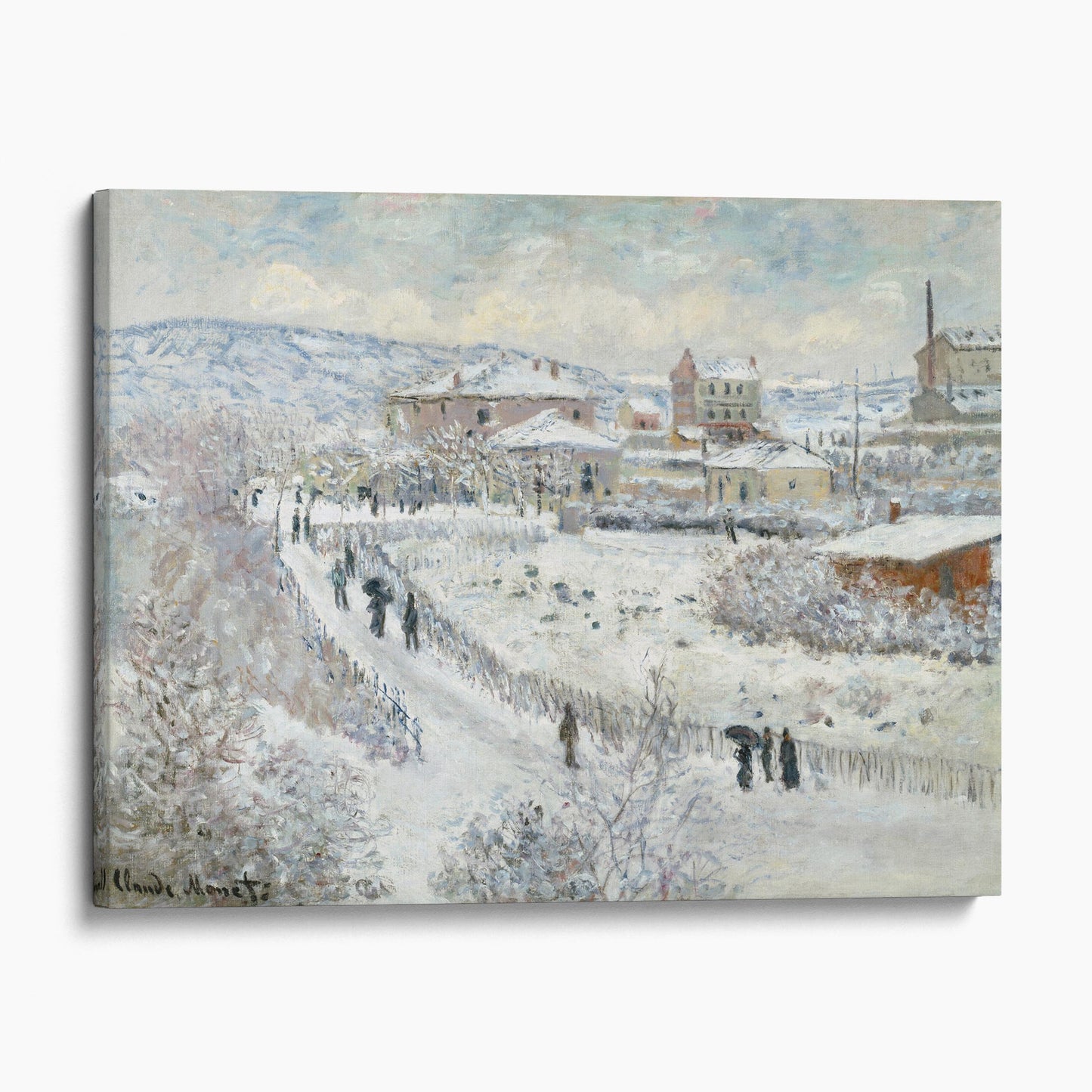 Snow Effect at Argenteuil - Claude Monet