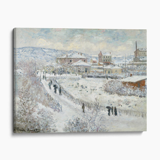 Snow Effect at Argenteuil - Claude Monet