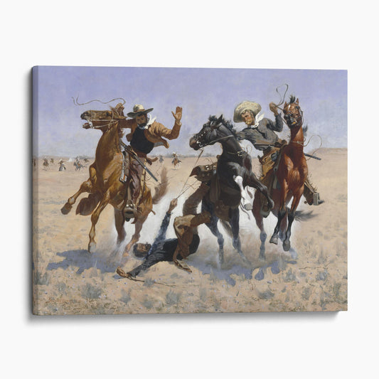Aiding A Comrade by Frederic Remington