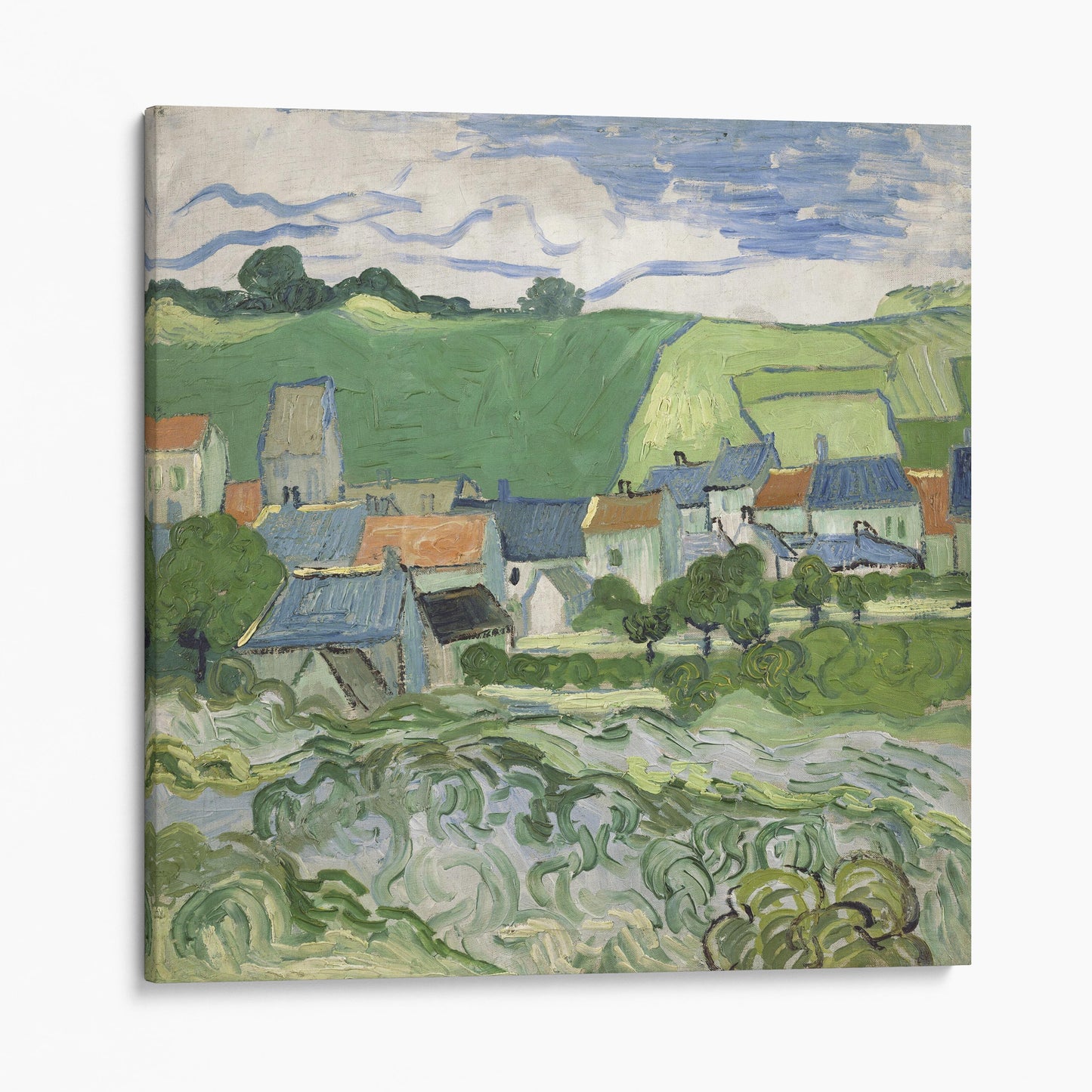 View of Auvers by Van Gogh