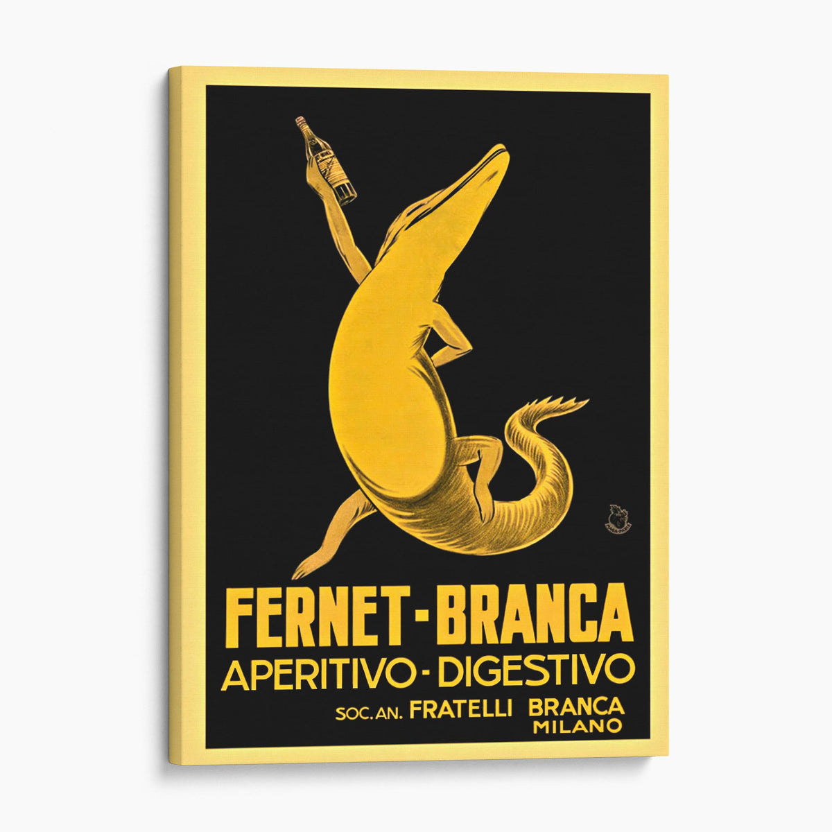 Fernet Branca Aperitivo Digestivo Alligator Poster