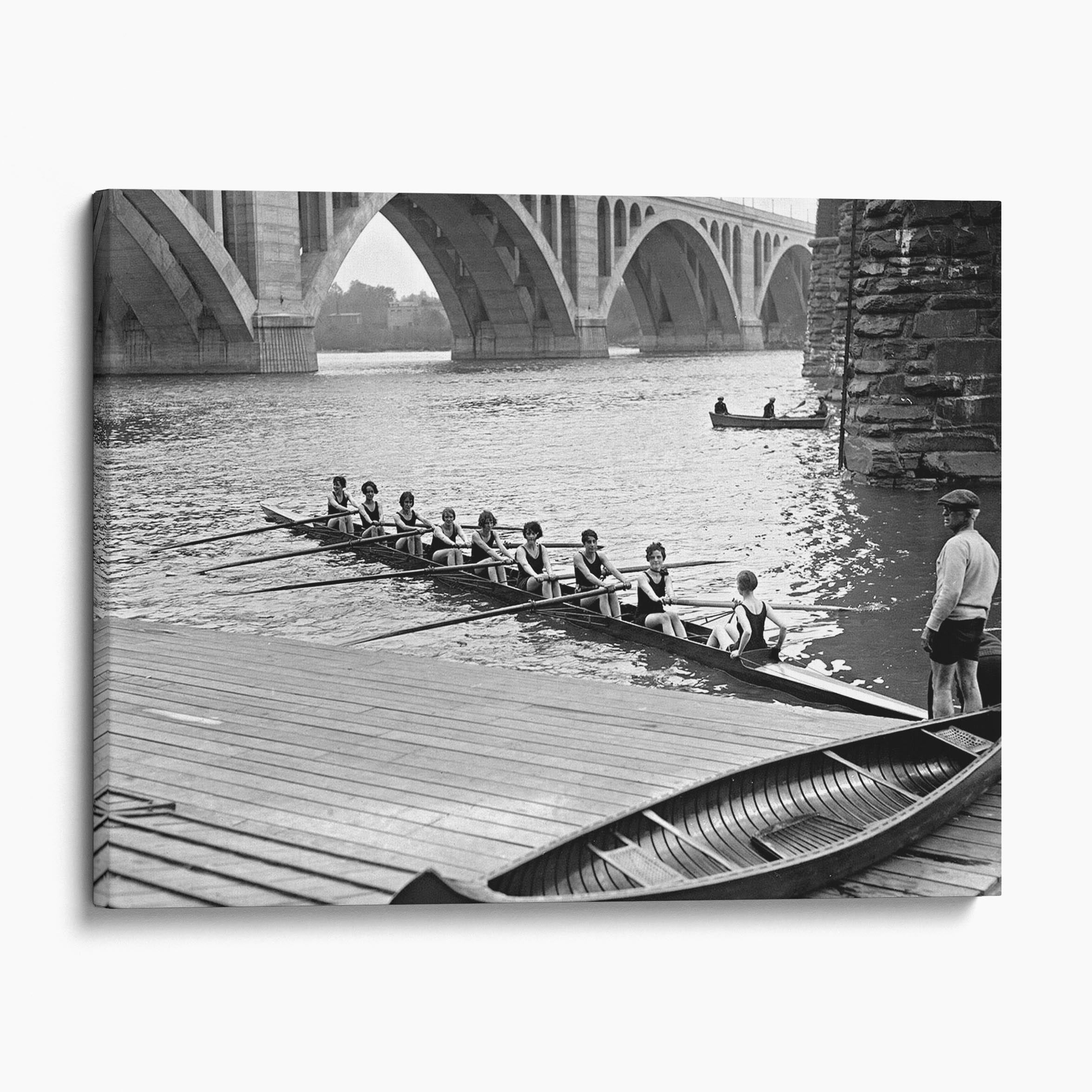 Women's Rowing Team 1926 Canvas Wall Art Prints – Big Canvas Art Prints
