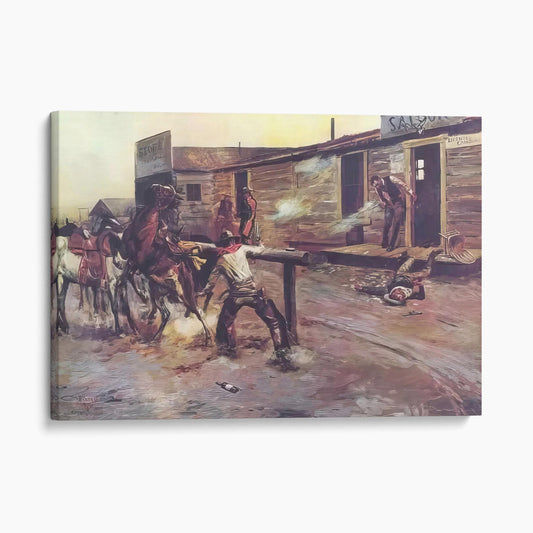 Death of a Gambler by Charles M Russell