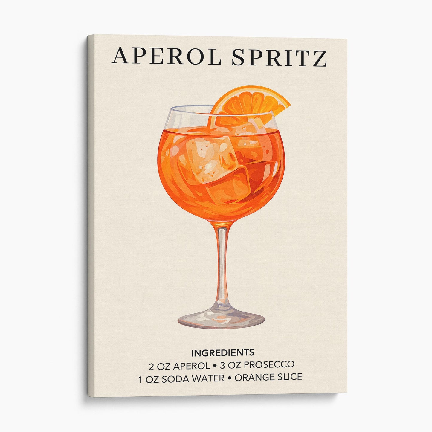 Aperol Spritz Vintage Drinking Poster