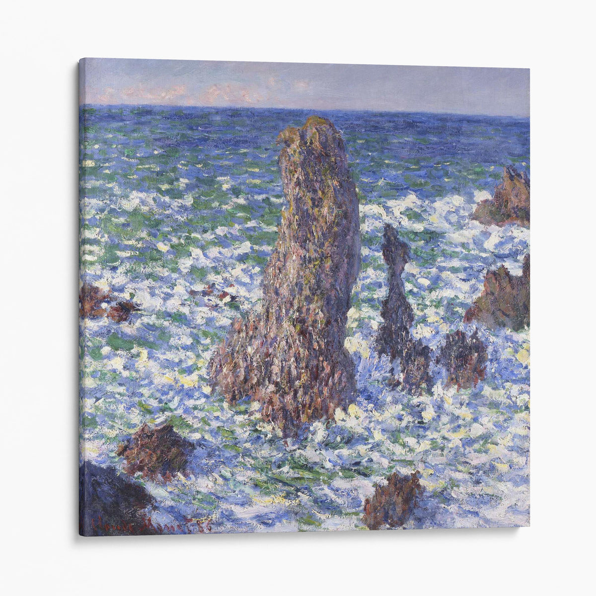 Pyramides at Port-Coton 1886 - Claude Monet